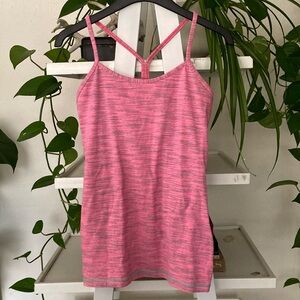 Lululemon Athletica Pink Power Y Tank Top